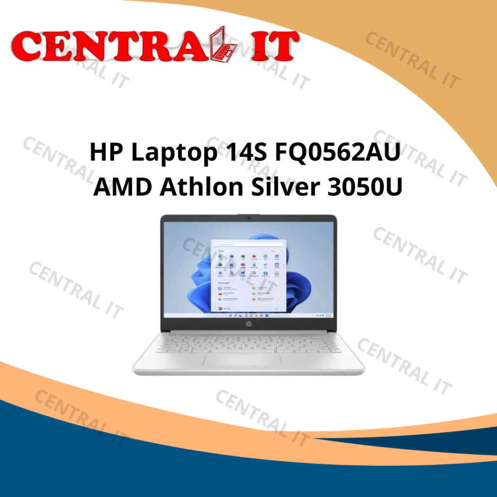 HP Laptop 14S FQ0562AU AMD Athlon Silver 3050U 14 Inci HD 4GB RAM 512GB SSD Windows 11 Home Portabel