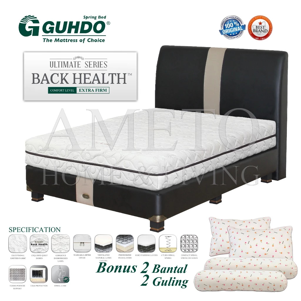 KASUR GUHDO BACK PEDIC LATEX - DIVAN SANDARAN VENETIAN - KASUR ORTHOPEDIC TULANG