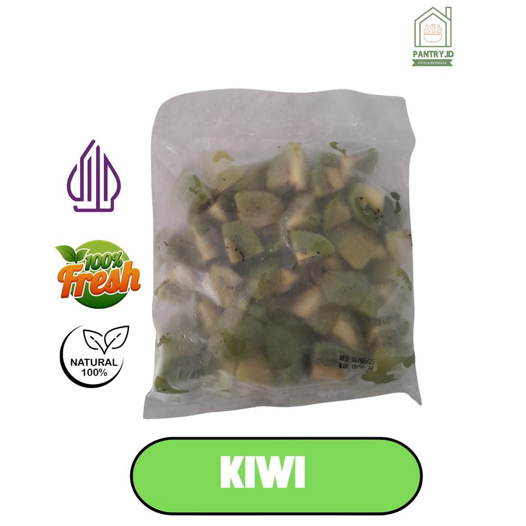 

Buah Kiwi Beku | Frozen Kiwi (IQF) 500gram