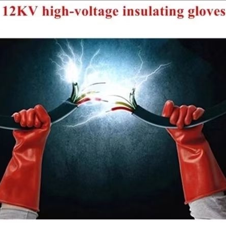 Sarung tangan isolasi listrik 12kv