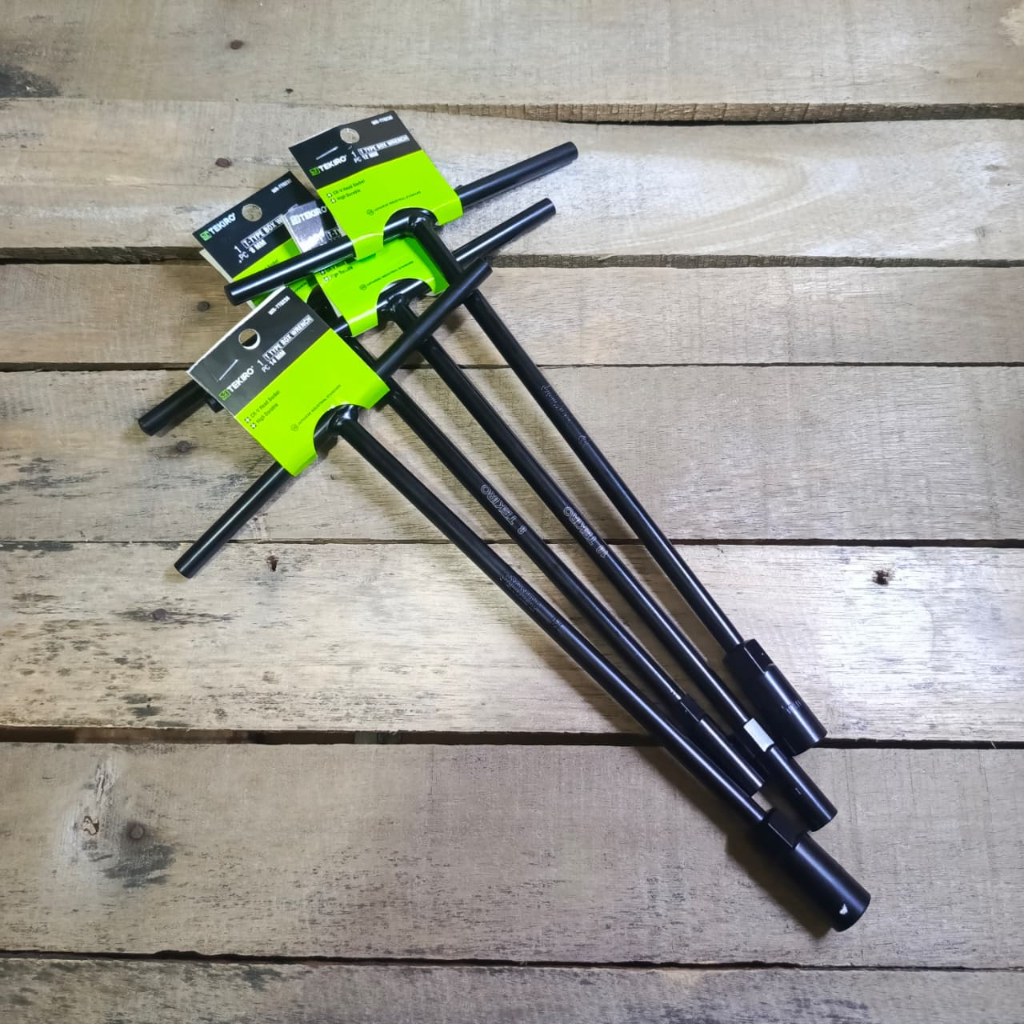 ORIGINAL TEKIRO Kunci T Sock Sok 4 Pcs (8 10 12 14)mm / Kunci T Full 1 Set Lengkap Kuat Dan Awet / K