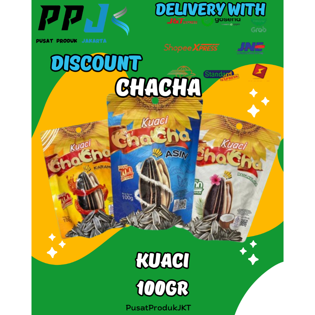 

ChaCha Kuaci Cemilan Sehat 100gr Gurih Nikmat