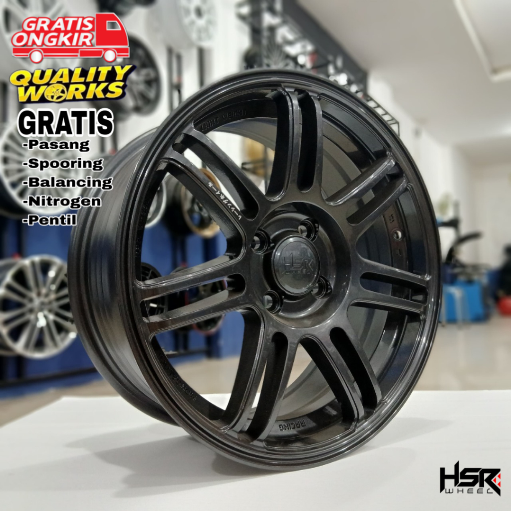 Velg R16 Racing JDM HSR Wheel Boon Buat Mobil Sirion Jazz Freed City Agya