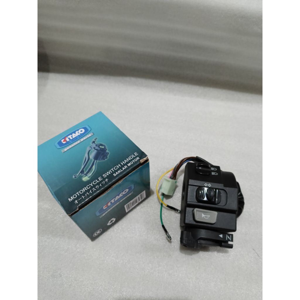 [1 UNIT] SAKLAR KIRI VEGA R NEW MERK KITACO SAKLAR LH MOTOR VEGA R NEW