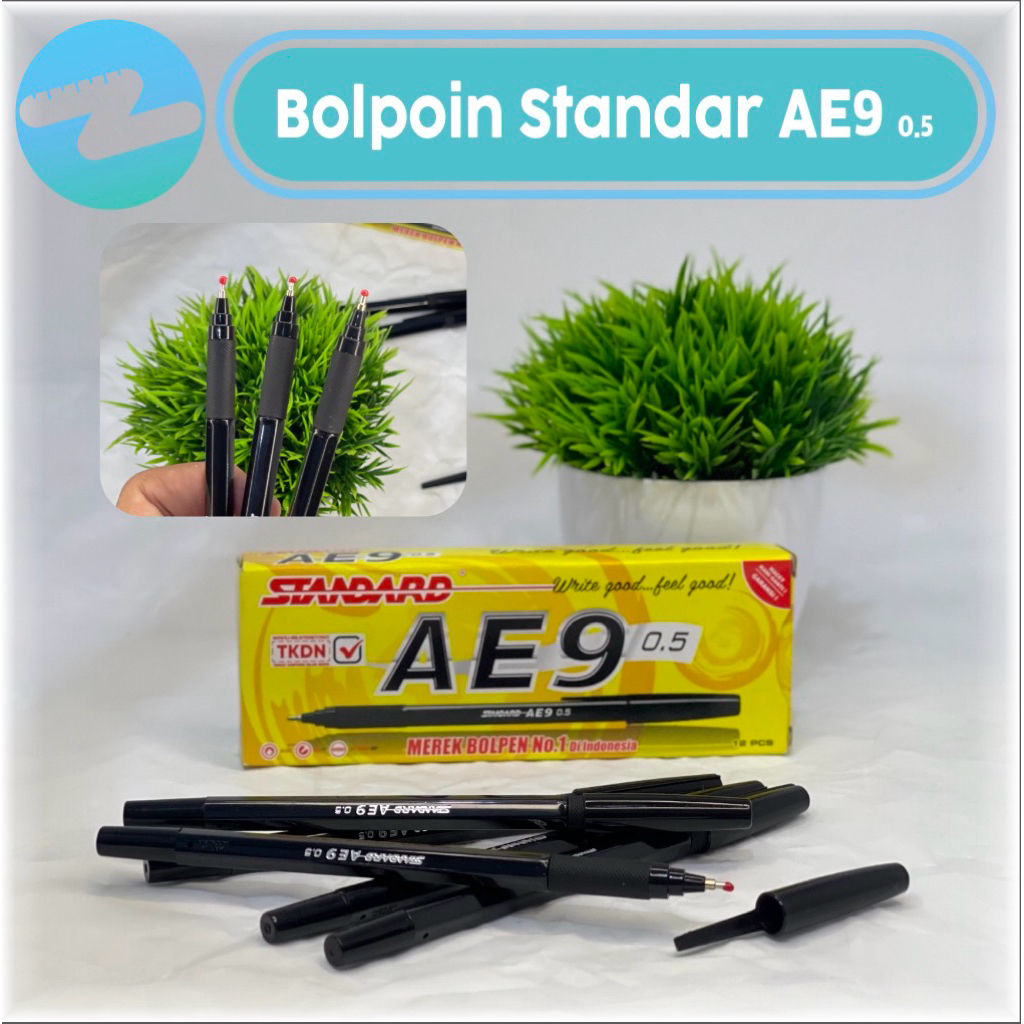 

Bolpoin Standard AE9 0.5 – Tulis Lancar, Nyaman Digenggam
