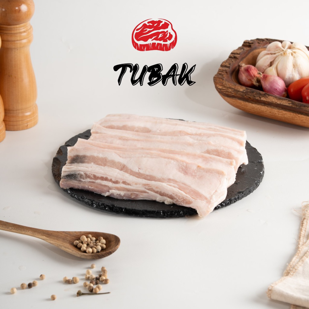 

Samgyeopsal 8–10mm – Pork Belly Skin On 500gr | Frozen | Tray Packaging | Danish Crown