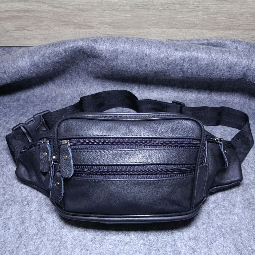 Waistbag Kulit TPG ASLI GARUT-130 Waistbag Kulit Tas Pinggang Kulit Grosir Murah Bandung