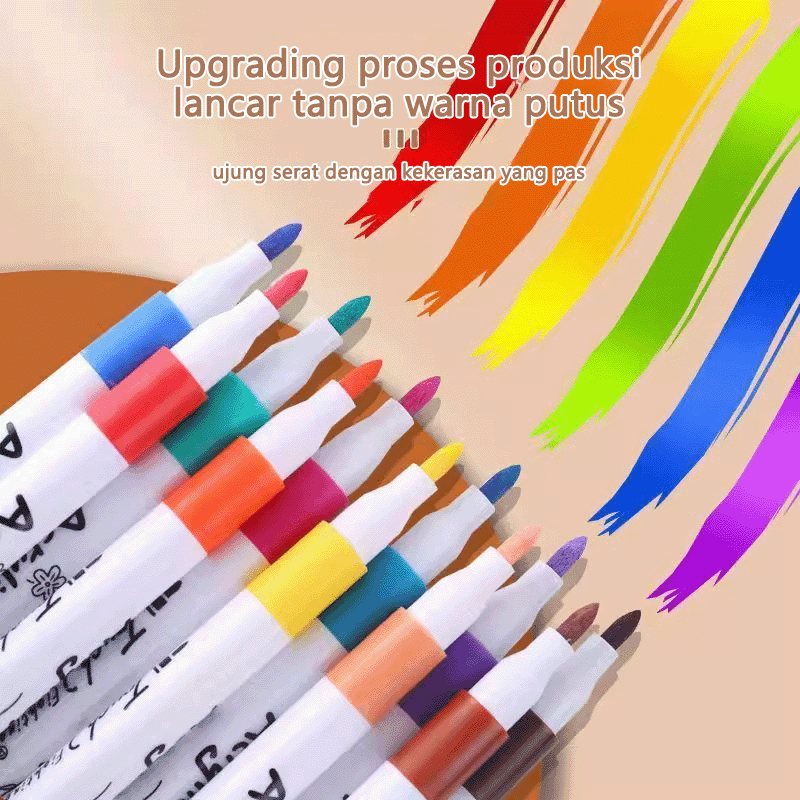 

Acrylic Marker 24/36/48/60/80 Colors Pen Akrilik Marker Warna Cepat Kering Tahan Air / Spidol Acrylic Painter / Menggambar Kreativitas Seni Edukasi Anak