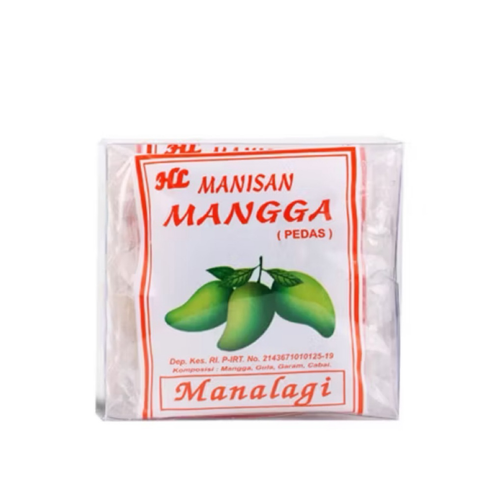 

Manisan Mangga Pedas Manalagi - Buah Kering - Mangga Kering