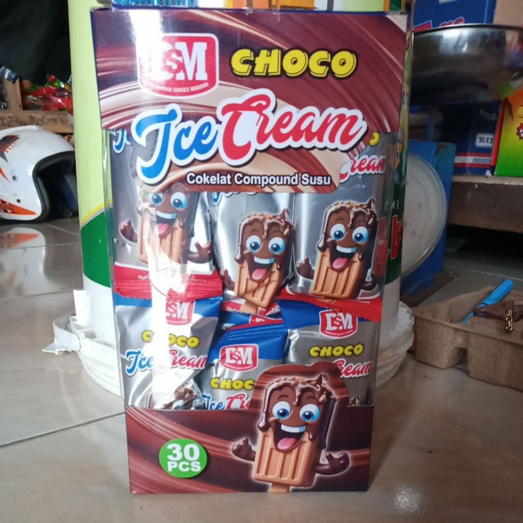 

CHOCO ESKRIM ICE CREAM BOX ISI 30 PCS