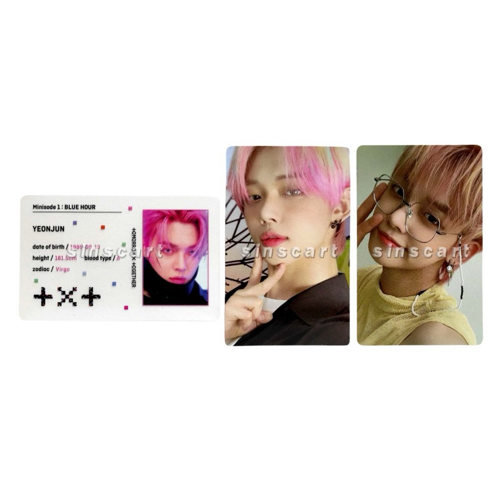 Official Blue Hour PC - Minisode 1: M1BH AR VR R Photocard | Tomorrow x Together / TXT Yeonjun Soobi