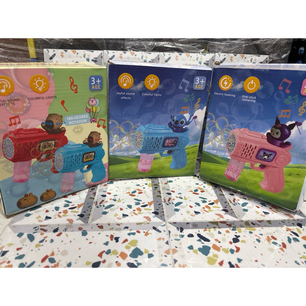BUBBLE GUN KARAKTER/BUBBLE GUN/PISTOL GELEMBUNG