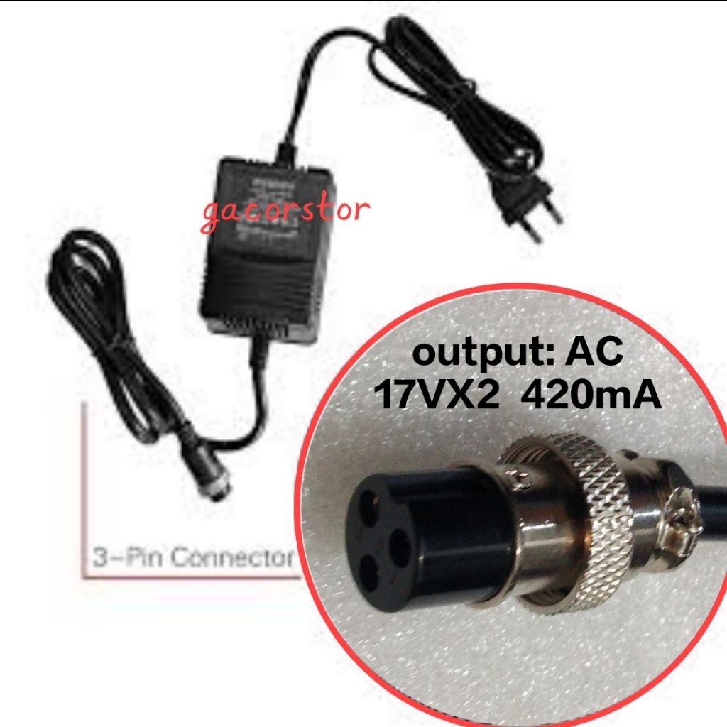 adaptor mixer 3 pin lubang untuk merk YAMAHA SERI MG SERIES BETAVO black spider PMX-8M PMA 2630 Ashl