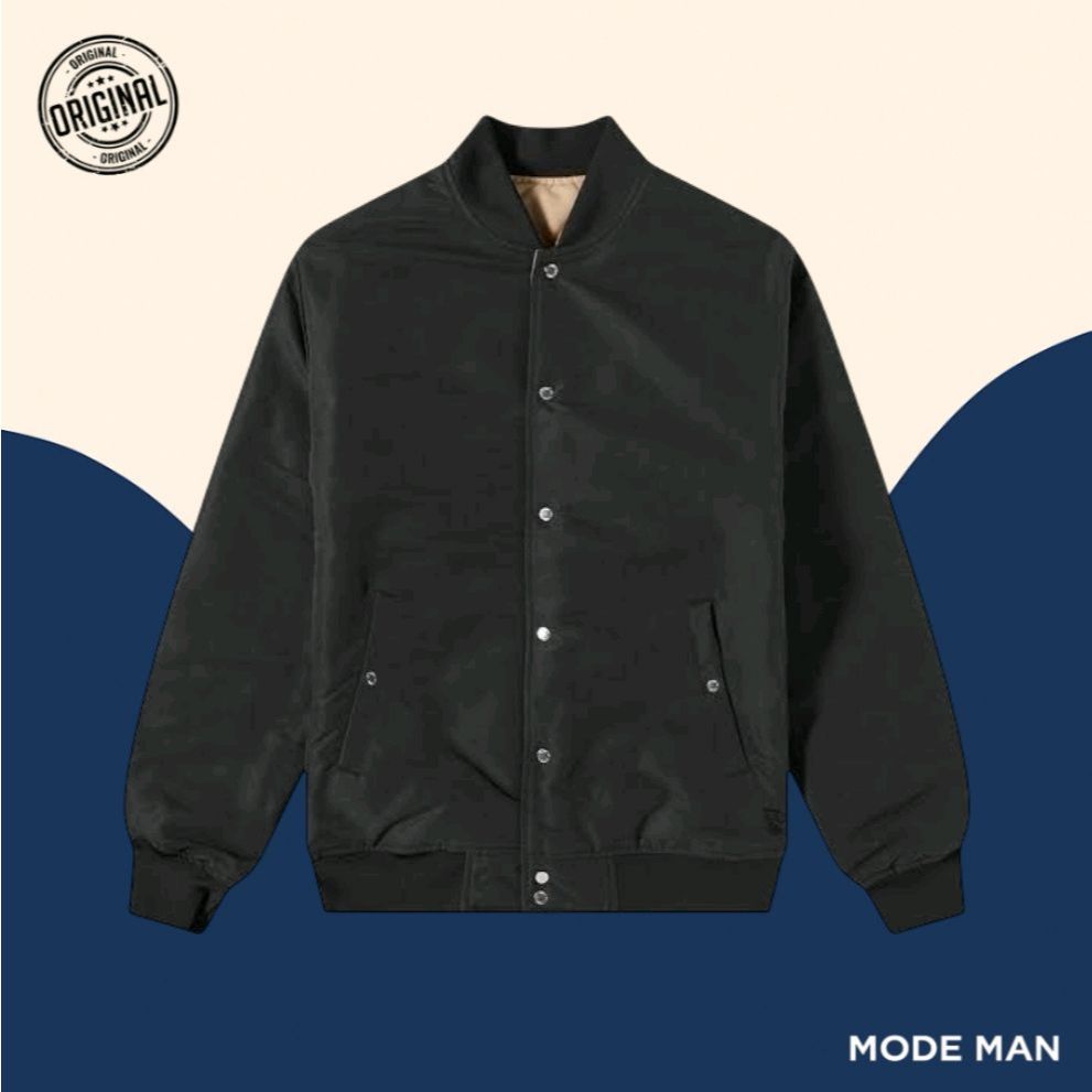 PUMA x MAISON KITSUNE Reversible Design Bomber Jacket – Jaket Bomber Reversible Pria 100% Original