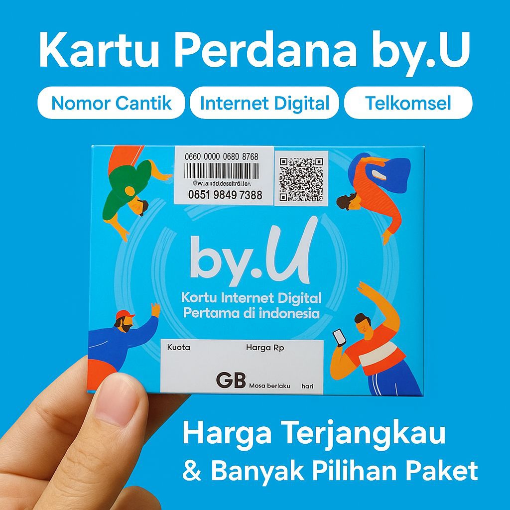 Kartu byu belum di inject Wajib registrasi terlebih dahulu masih segel baru exp February 2026