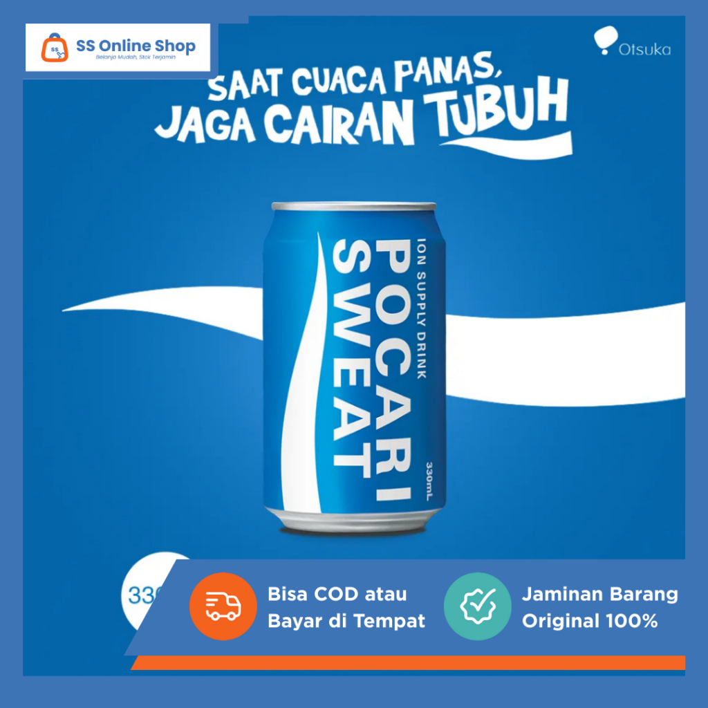 

Pocari Sweat Kaleng 330ml – 1 Pcs | Minuman Isotonik Ion Segar Pengganti Cairan Tubuh Elektrolit Sehat Praktis Menyegarkan Cocok Untuk Olahraga Aktivitas & Keseharian