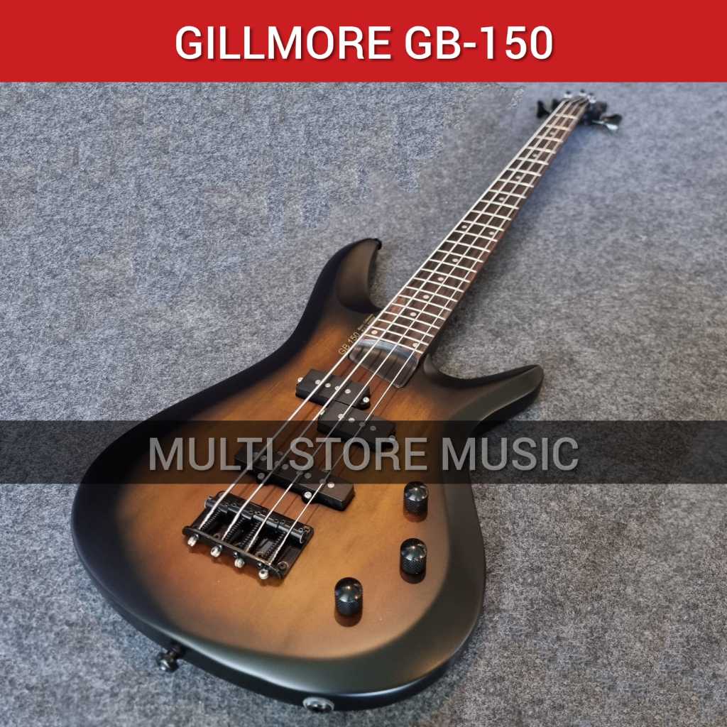 Gillmore GB150 - Gillmore GB 150 - GB-150-BK - Black - Bass - 4Senar