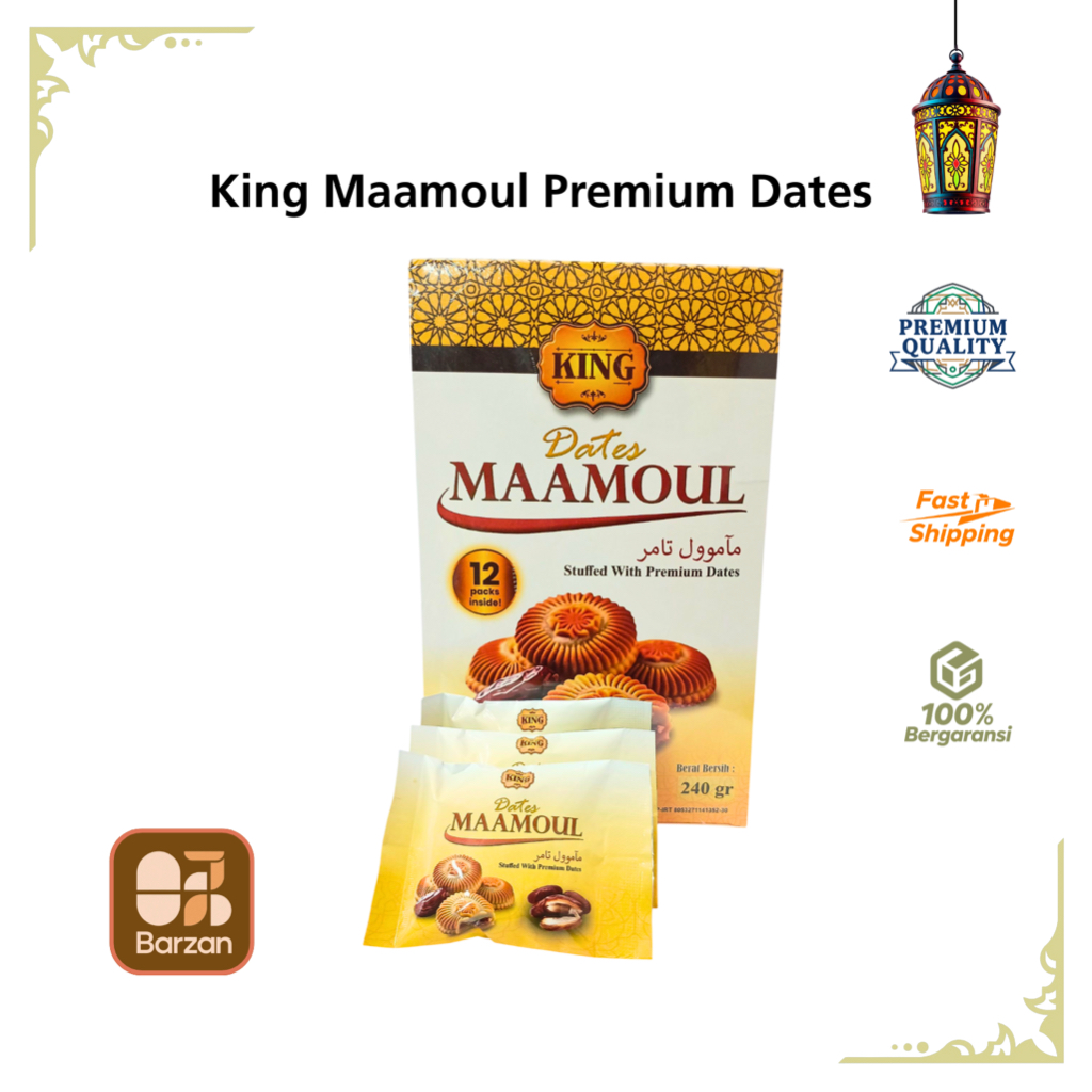 

King Date Maamoul | Maamoul Premium Dates Biscuit – Oleh-Oleh Haji & Umrah Original