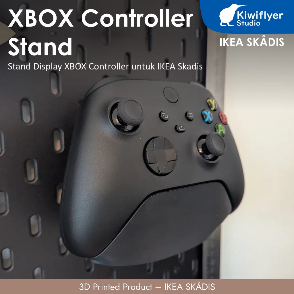 IKEA Skadis XBOX Controller Stand - Holder Stick XBOX untuk IKEA Skadis