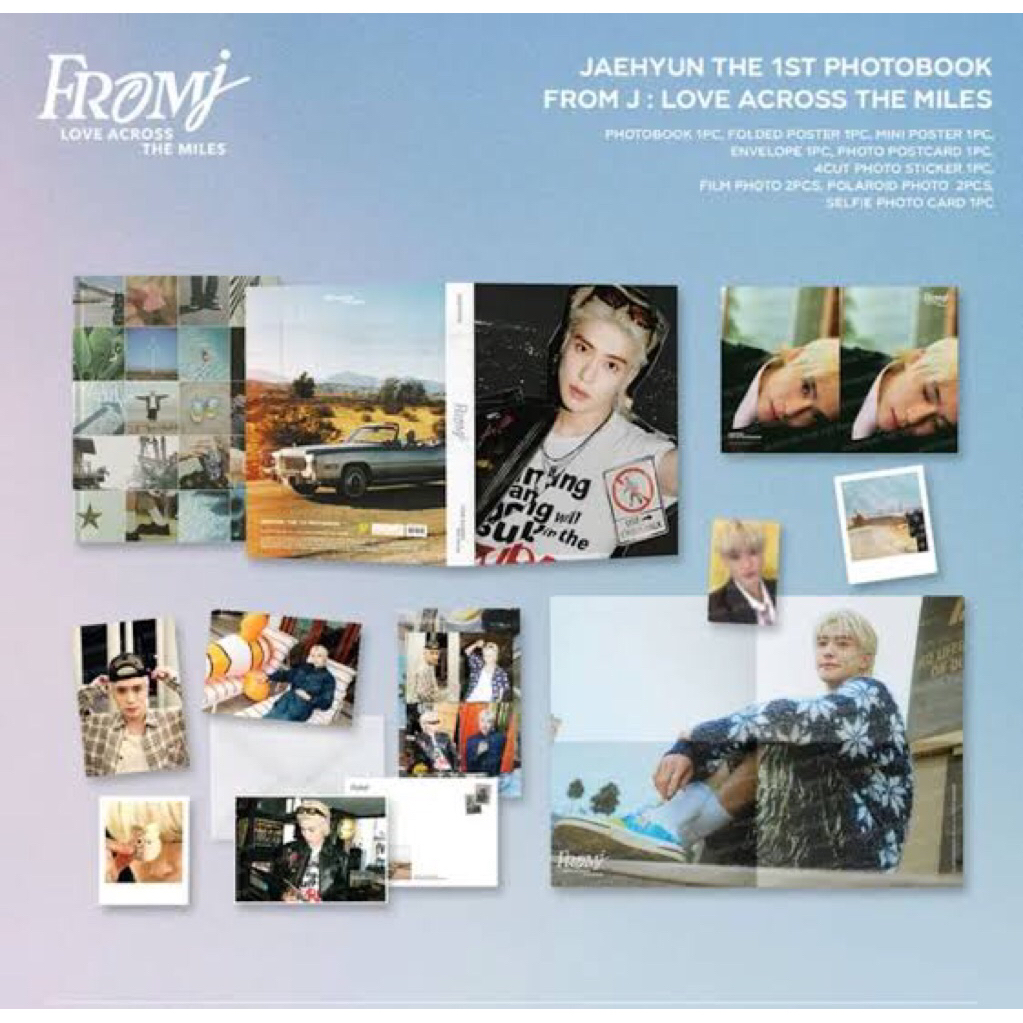 READY STOCK OFFICIAL JAEHYUN FROMJ 1ST PHOTOBOOK