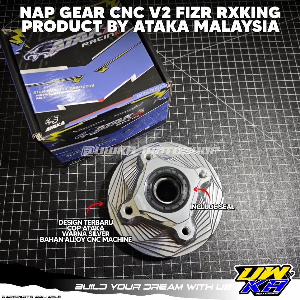 nap gear yamaha fizr jupiter 125z mxking lc135 mx old rxz rxking cnc aloy