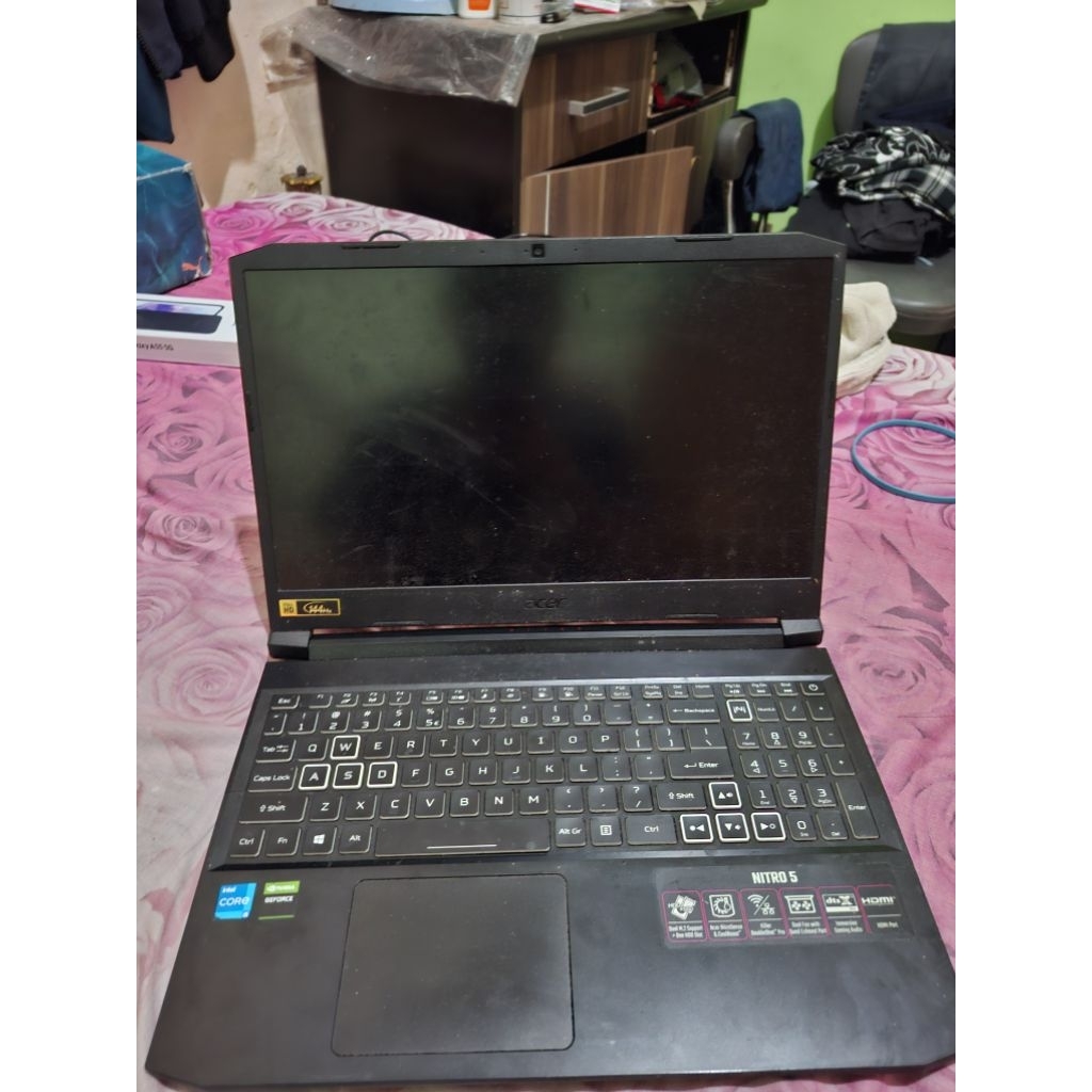 acer nitro 5 mati total semuanya komcplit mati total aja