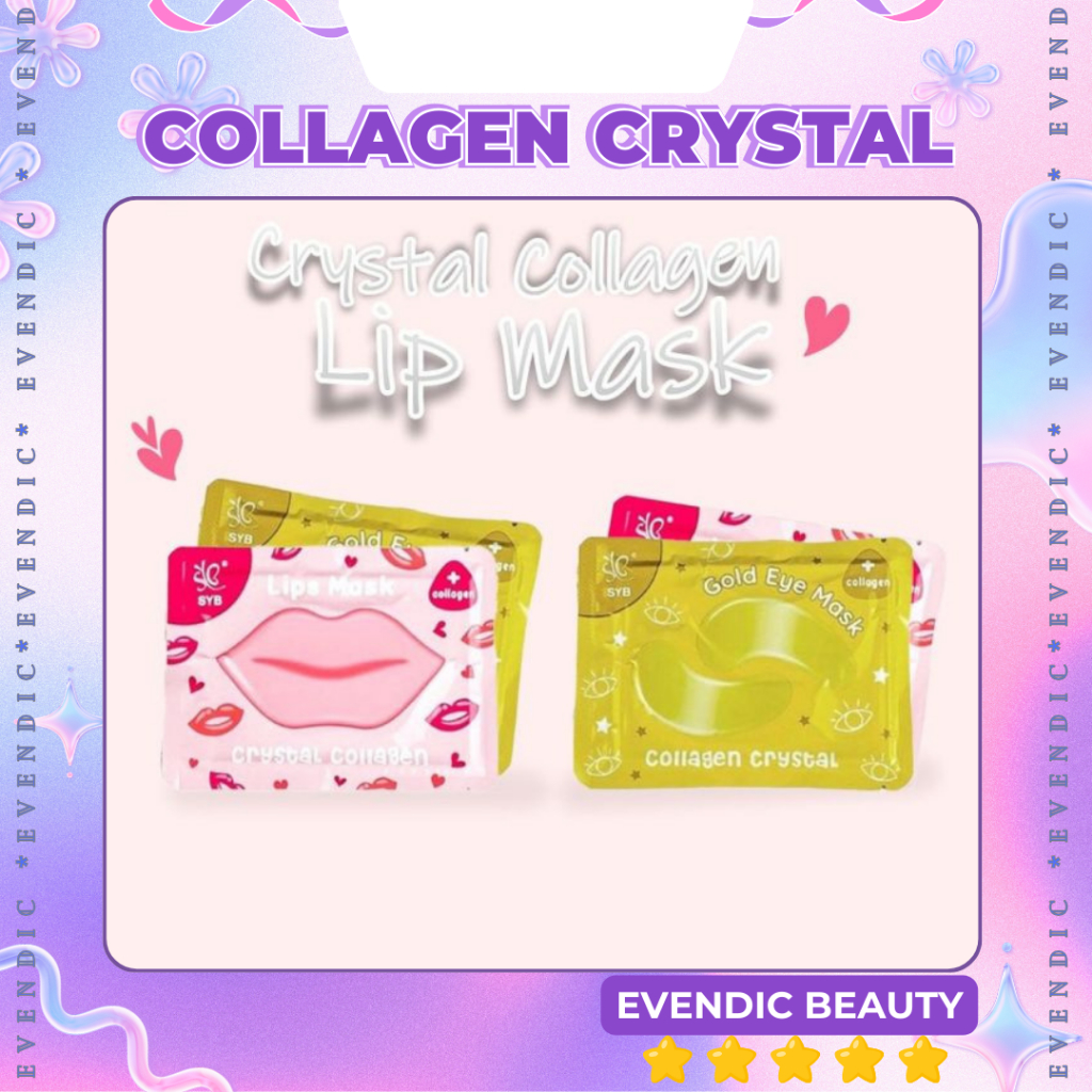 READY SYB Collagen Crystal Gold Eye Mask / masker mata / lip mask / masker bibir bpom / breast mask 