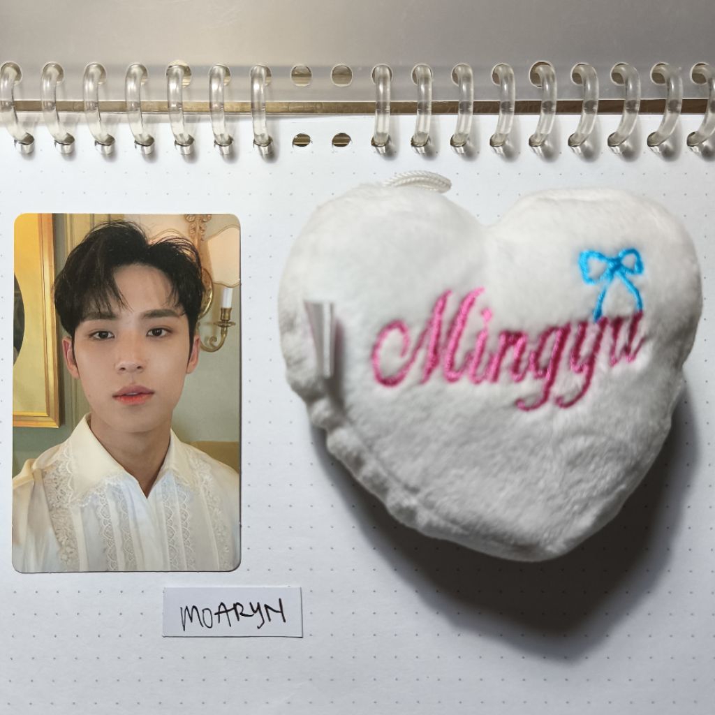 Official Photocard PC Seventeen Mingyu Soco al Fine Jumatan Gyujum Keychain Plush Keyring