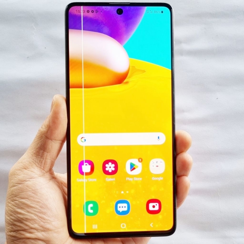 Handphone Hp Samsung Galaxy A71 Ram 8/128 NFC Second Eks Resmi Sein Original