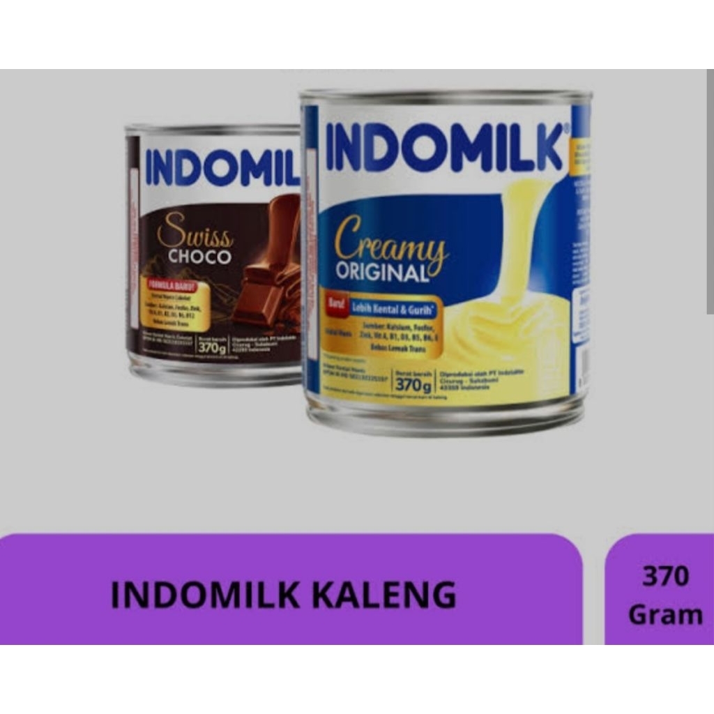 

INDOMILK Kental Manis Kaleng 370gr