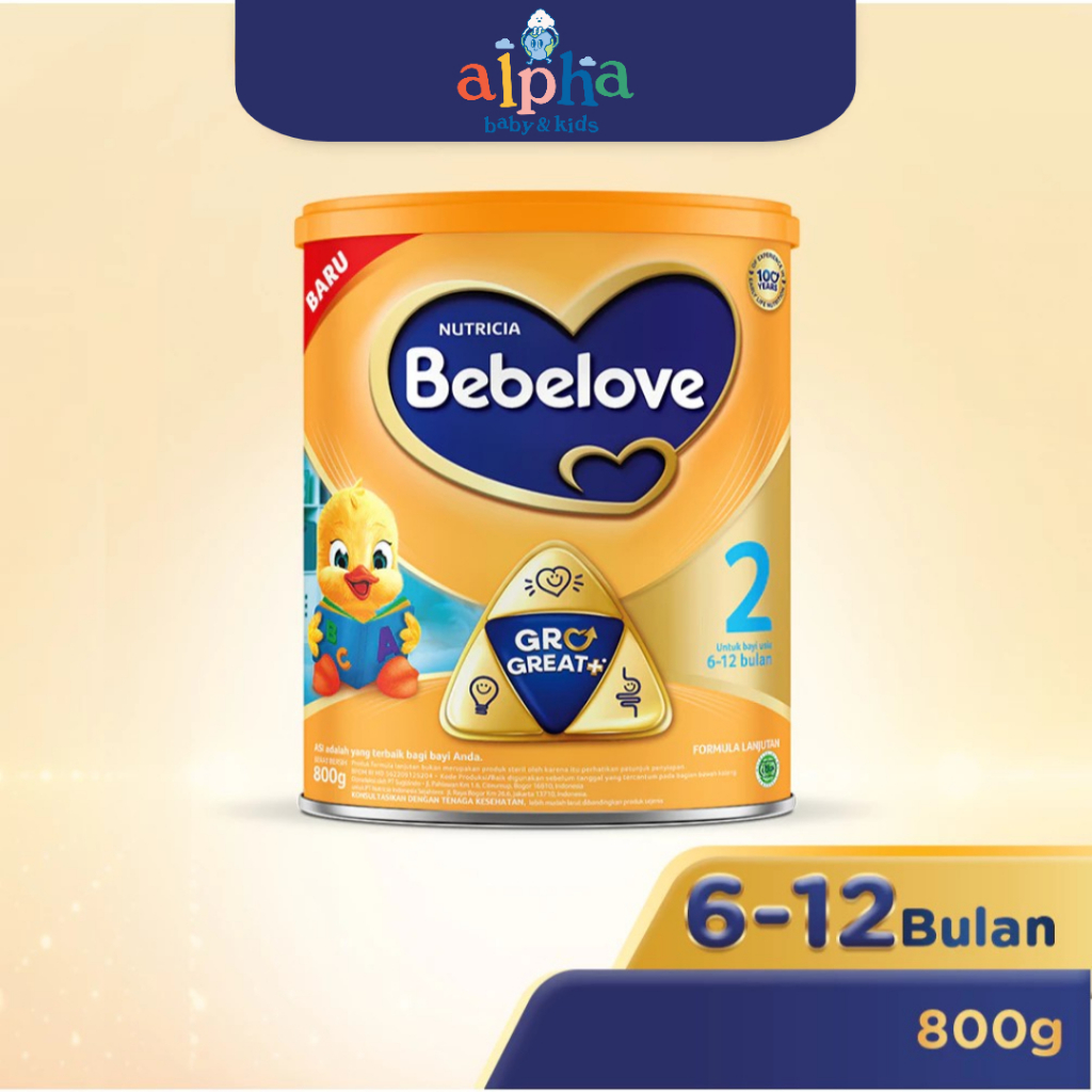 Bebelove 2 / Bebelove 6-12 Formula Bayi Bubuk - Bebelac - Susu Formula - Susu Bayi - 800gr