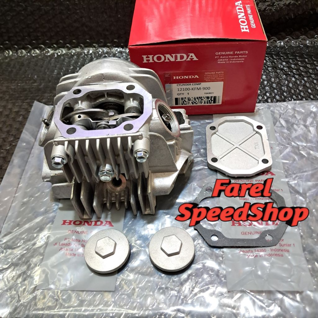 Head Cylinder Blok Head Honda Supra Fit Lama Supra Fit New X Revo Lama Legenda KFM