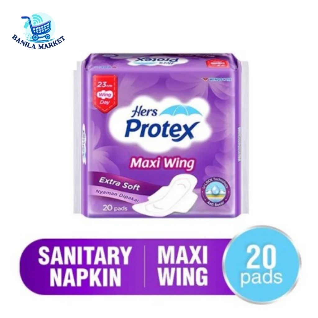 Hers PROTEX Maxi Wings isi 20 pads