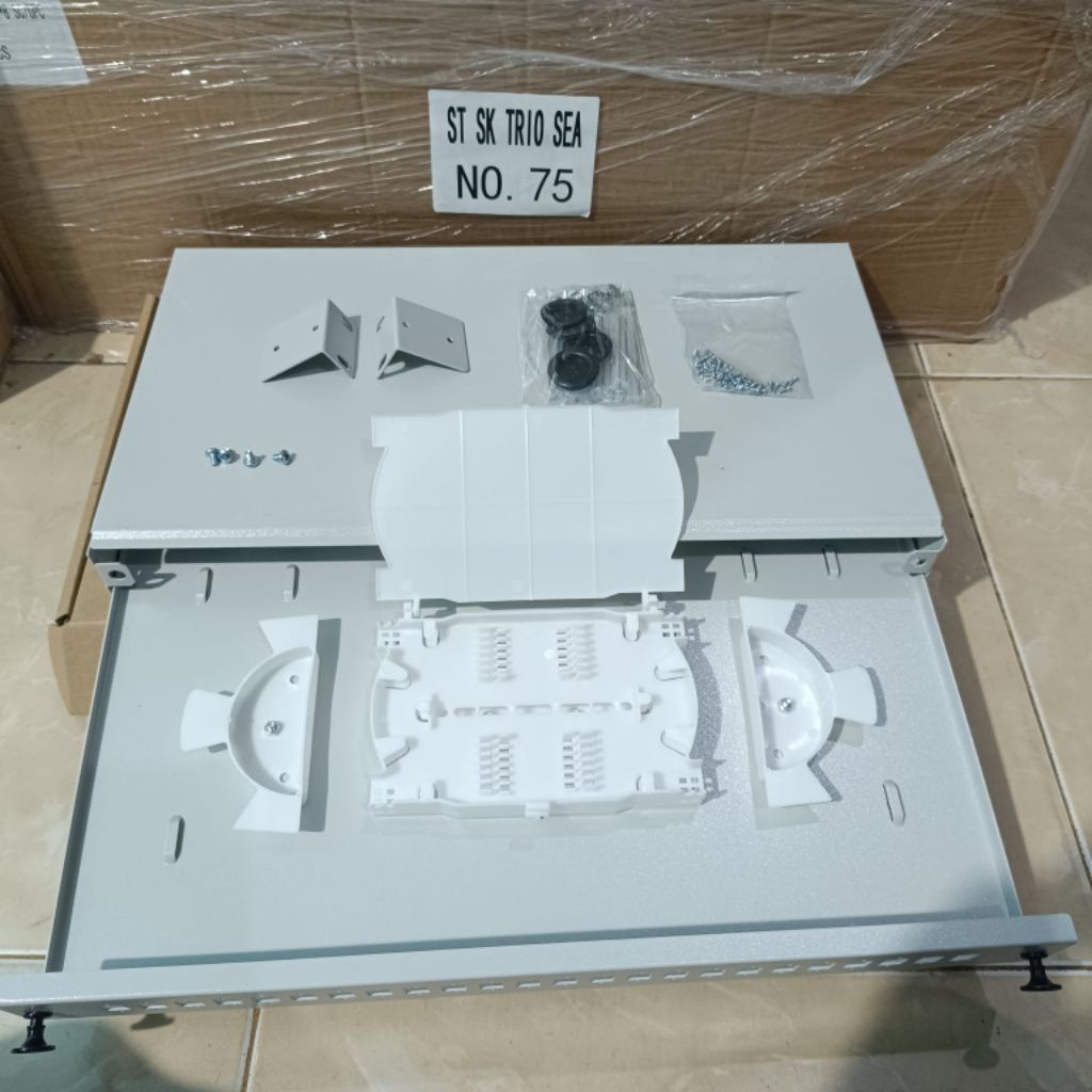 Otb 24 core / otb 24 core kosongan sleding rackmount