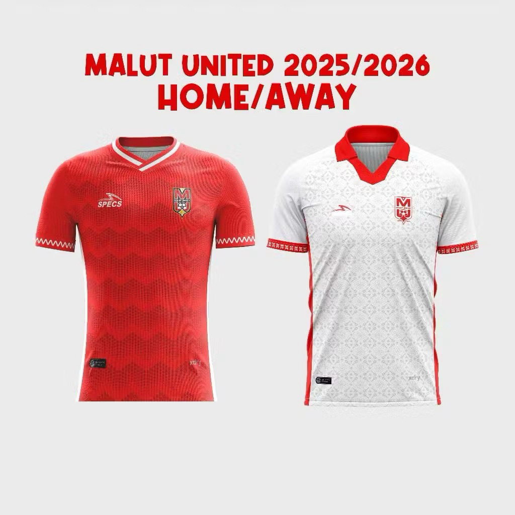 Jersey Malut United 2025 2026 Home and Away FULLPRINTING