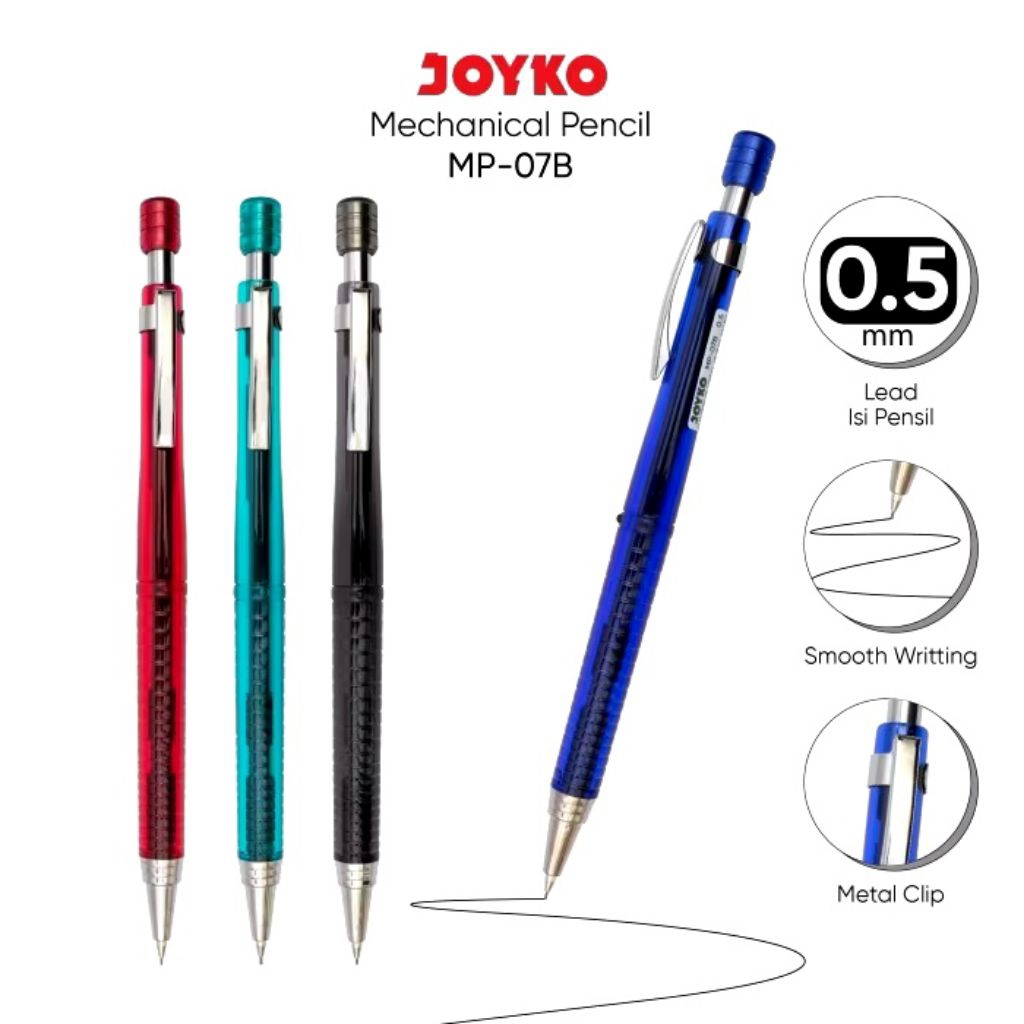 

Pensil Mekanik JOYKO 0.5 mm MP-07B (12pc)