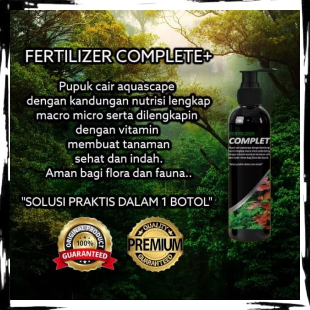 Pupuk cair aquascape complete macro micro /fertilizer complete / pupuk cair aquascape / pupuk cair