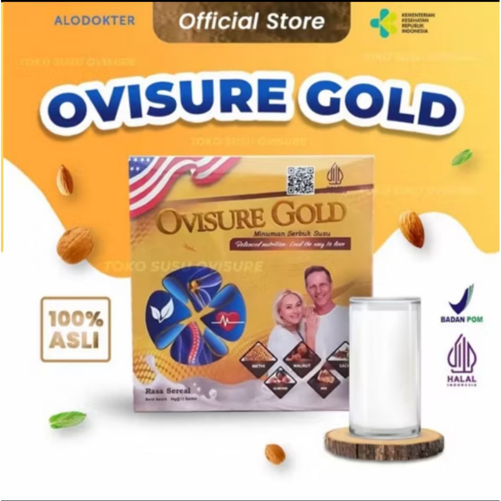 

Ovisure Gold Asli Original Susu Tulang Sendi Dan Saraf Kejepit Bpom - Paket 1 Box