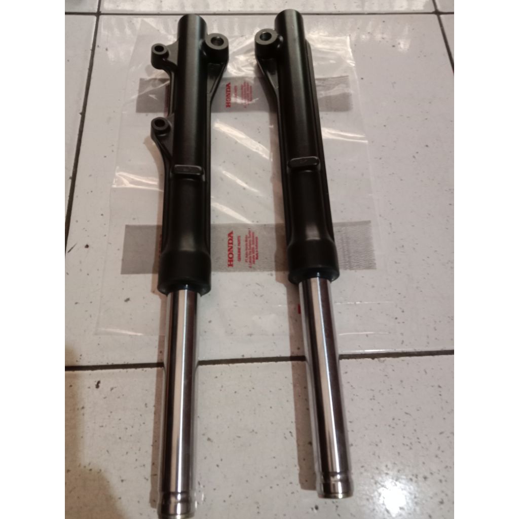 AS SHOCK TABUNG DEPAN SUPRA X 110 CAKRAM SUPRA FIT 110 CAKRAM REVO LAMA HARGA SEPASANG KUALITAS ORIG