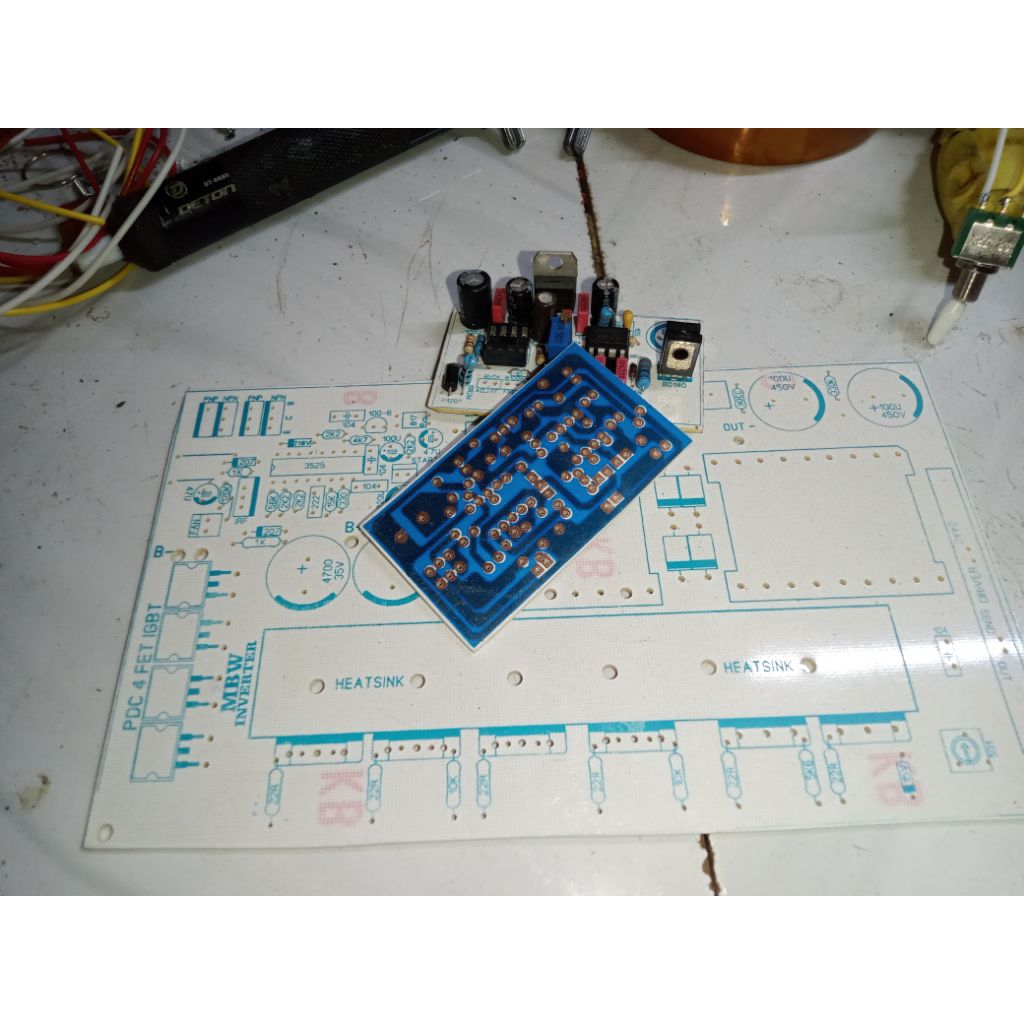 PCB IGBT PDC 4 MOSFET+ DRIVER IGBT SUDAH ISI