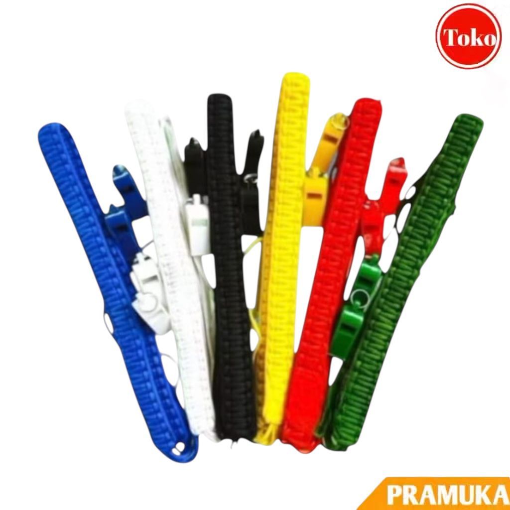 Talikur Pramuka + Peluit / Tali Pluit Pramuka Besar / Tali pluit Pramuka / Tali Koor Pramuka + Pelui