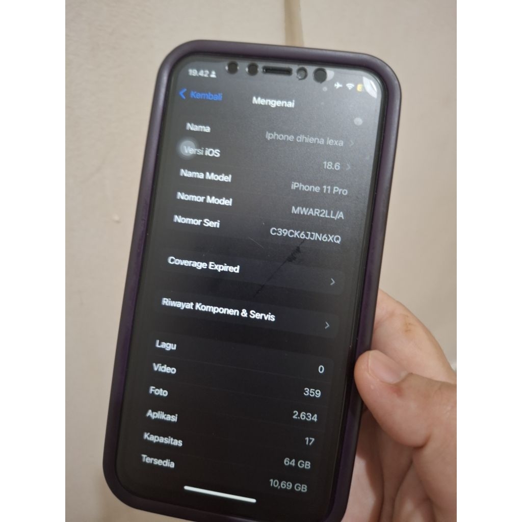 Iphone 11 pro 64 gb