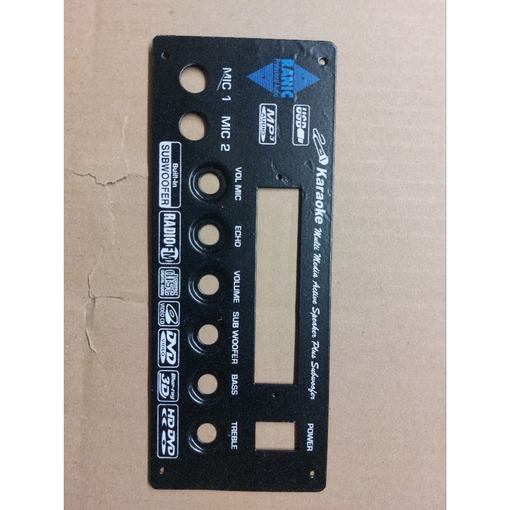 Panel Speaker Aktif 6 Lubang Plus Mp3 2 Mic