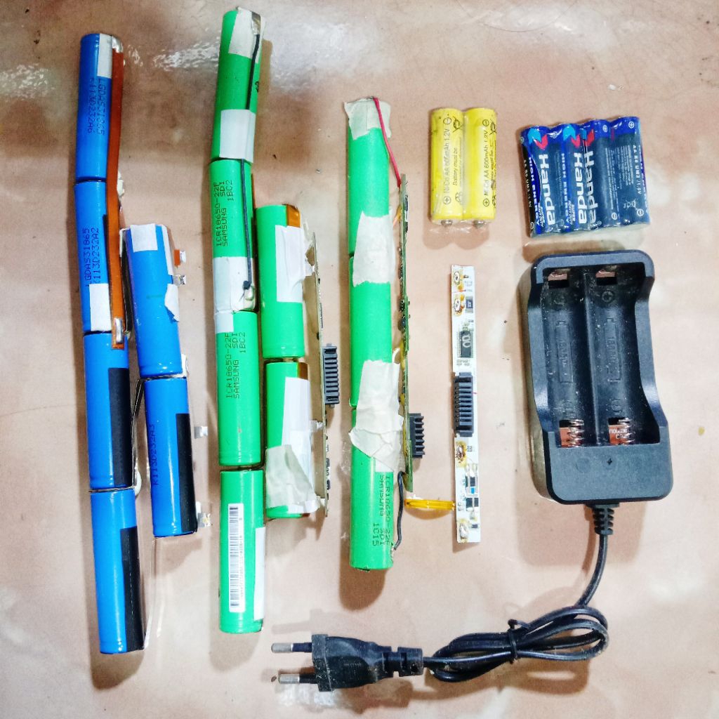 baterai cas 18650 a2 a3 cas cmos batre laptop 3,7v | batre laptop 18650 3,7volt aa | batre remot dan