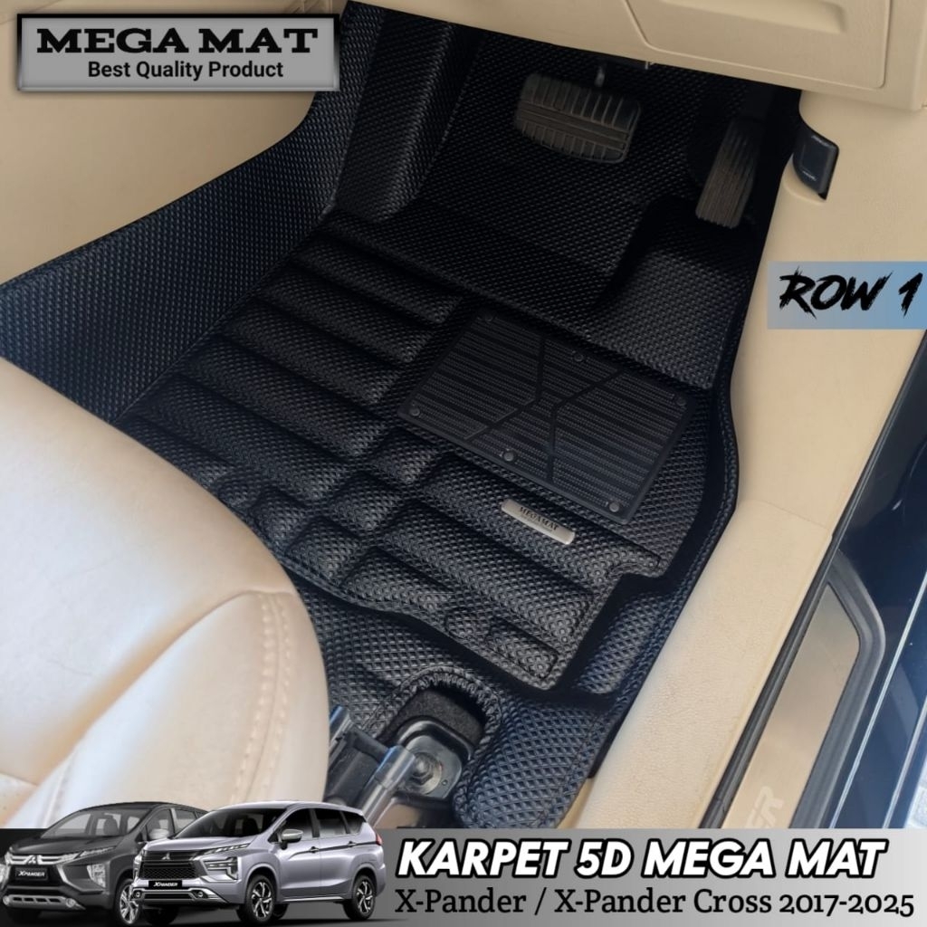 Promo Megamat Karpet Mobil Xpander / Xpander Cross Full Bagasi - Karpet 5D Mobil Xpander Elite