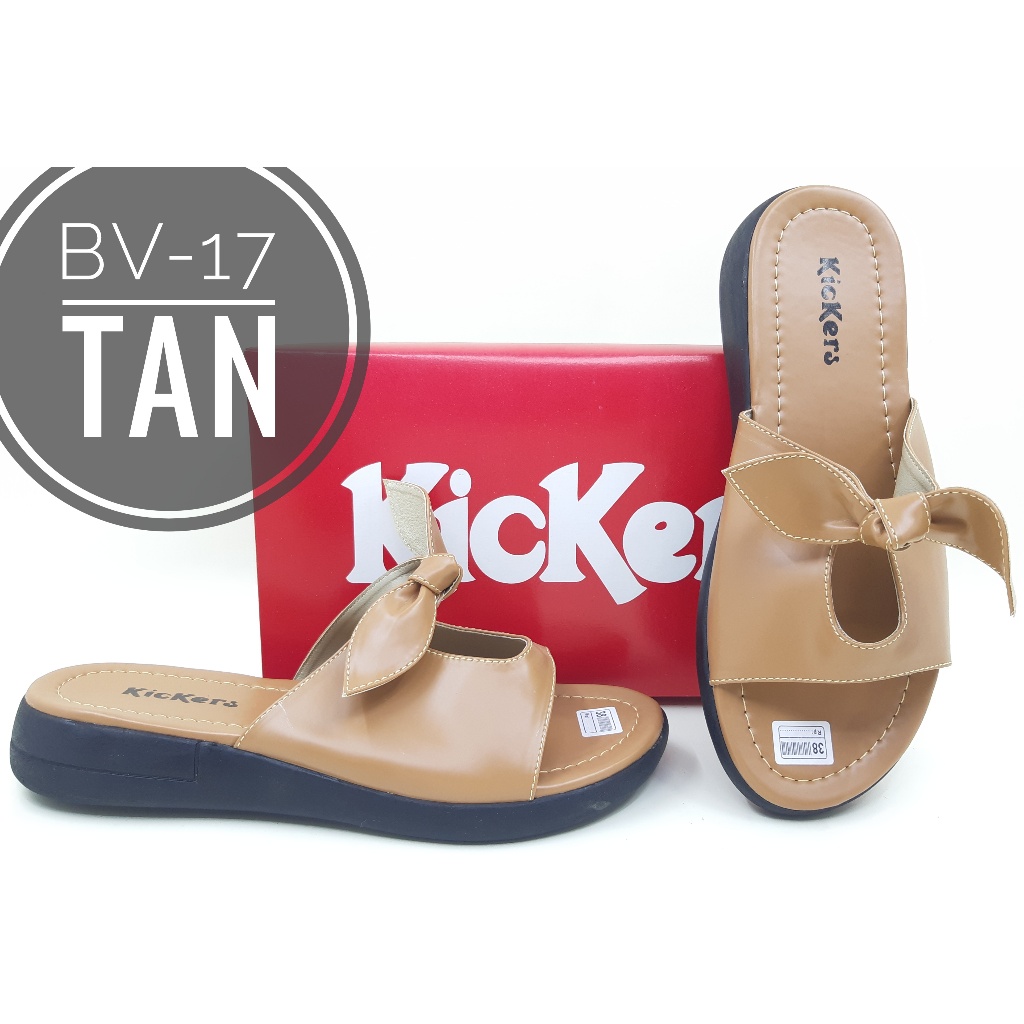 Sandal Selop Kickers Wanita Kekinian Kode BV-17