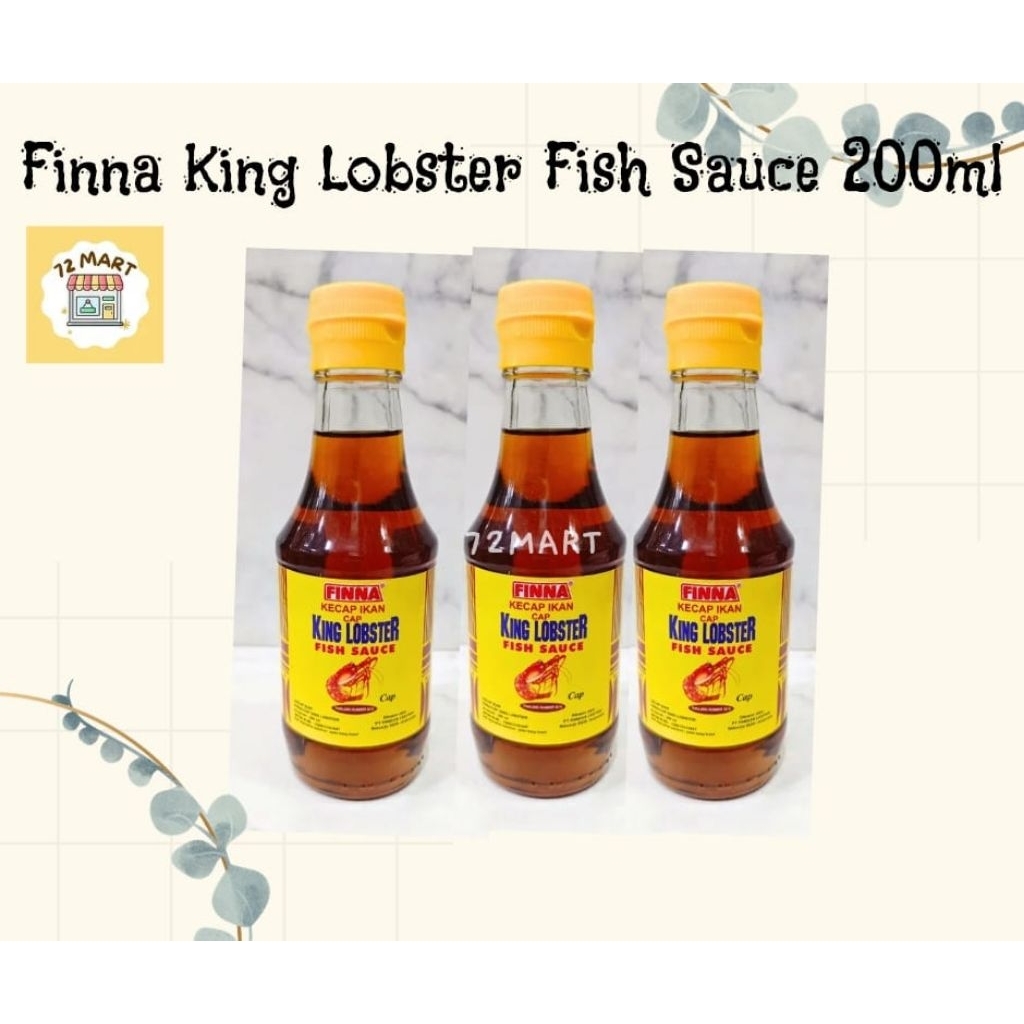 

King Lobster Fish Sauce Finna 200ml | Kecap Ikan