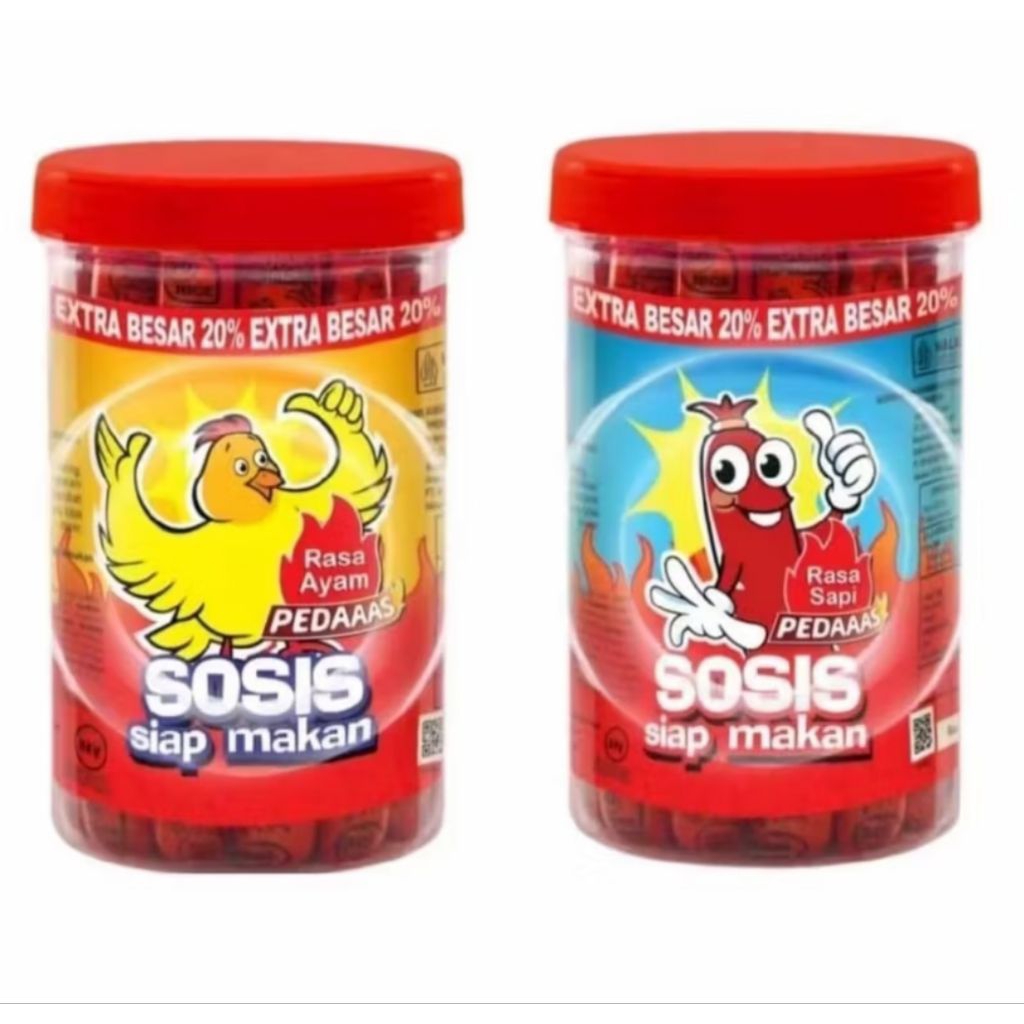 

Sosis Siap Makan SOSIS SO NICE EXTRA 20 % 1 toples = 24 sosis - Beli Banyak = Makin Murah!!!
