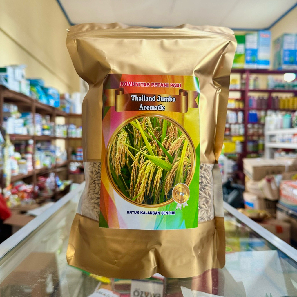 Benih Padi THAILAND JUMBO AROMATIC 1 kg - Bibit Padi THAILAND JUMBO Kualitas Premium