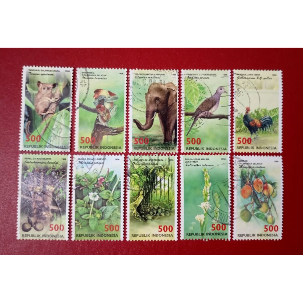 

PRANGKO INDONESIA CINTA PUSPA DAN SATWA 1998